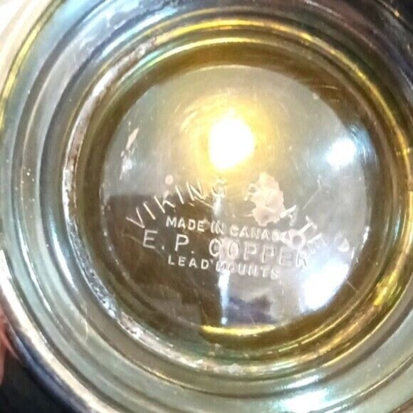 Vintage Viking Plate E.P. Copper Canadian Creamer and 2-Handled Sugar Bowl - Picture 11 of 11